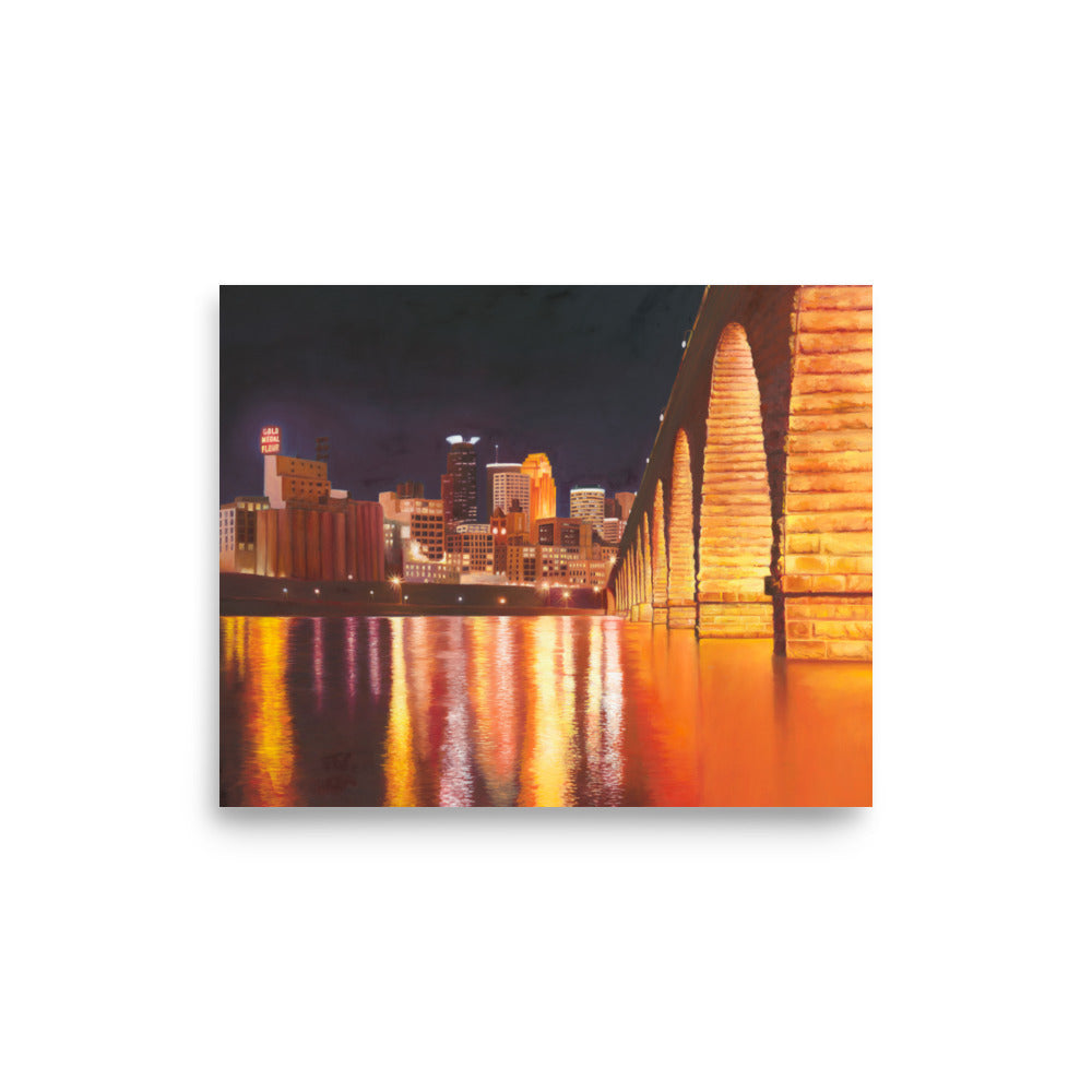 Stone Arch at Twilight Print